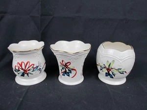 (3) Lenox Wintergrüße Votivkerzenhalter 3 1/4" - Bild 1 von 6