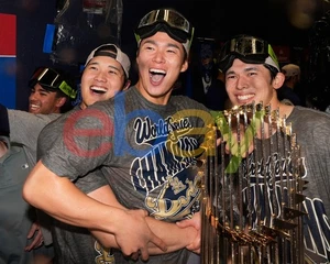 Ohtani Yamamoto Sasaki 2025 World Series Champion Los Angeles Dodgers 8x10 Foto - Bild 1 von 1