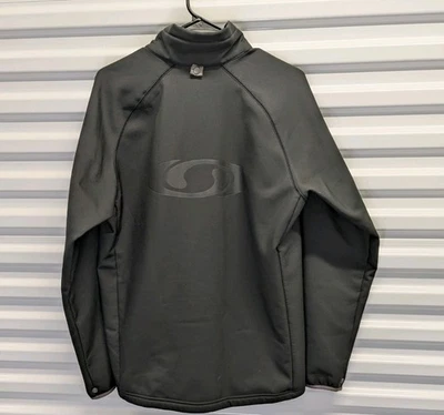 Chaqueta Abrigo Salomon Talla Mediana Negra Cremallera Softshell Foto 1 de 4