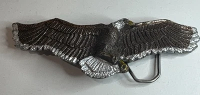 Hebilla de cinturón Eagle vintage/The Great American Buckle Co/1981/Serie# 491 EE. UU. Foto 1 de 4