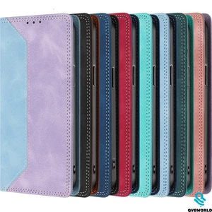 Phone Case for Samsung S25FE S24 S23 S22 S21 S20 Magnetic Splicing Wallet Cover - Picture 1 of 20