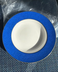 Spode Sutton Georgian Blue Soup Bowl Never Used w/Manufacturer's Sticker - Picture 1 of 3