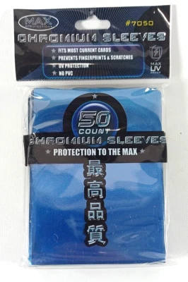Max Protection Standard  Card NEO Sleeves BLUE CHROME (50 Count) 7050LCSB - Image 1 of 4