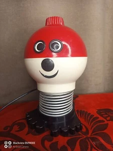 Vintage USSR Space Age Funny Globe Soviet Desk Smile Lamp "Firefly" of 70's! - Picture 1 of 16