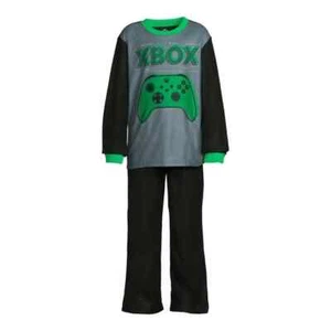 XBOX Boys Pajamas 2 Piece Flannel Set Pants Long Sleeves PJs SIZE 8 NEW - Picture 1 of 3