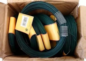 10x Bindedraht Spanndraht Wickeldraht Gartendraht Blumendraht grün 0,8mm x 50m - Bild 1 von 3
