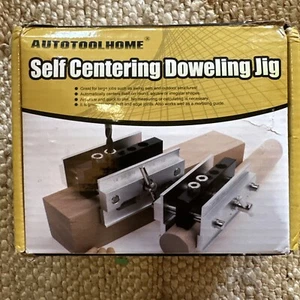 AUTOTOOLHOME Self Centering Doweling Jig Plus 6 inch Widen Wood Dowel Drill Guid - Picture 1 of 1