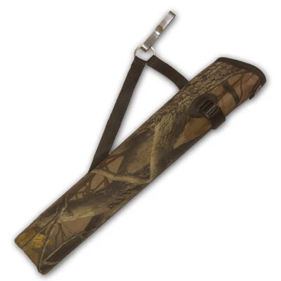 2 TUBES NYLON LONGBOW/RECURVE BOW SIDE/WAIST/HIP MOHICAN ARROW QUIVER BAG - Image 1 of 2