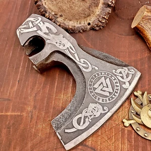 Handcrafted Carbon Steel Axe Head only - Viking Axe, Hatchet, EN-3060 - Picture 1 of 12