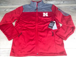 Nebraska CornHuskers Zippered Jacket Men’s Size Medium Colosseum New With Tags - Picture 1 of 17