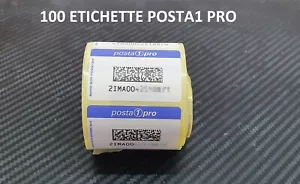 100 Labels Posta1 Pro Coupons Codes 2DComm Roller Printed Qr Code - Picture 1 of 2