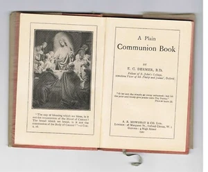 Ein schlichtes Kommunionbuch von E C Dermer BD datiert 1921 - Bild 1 von 1