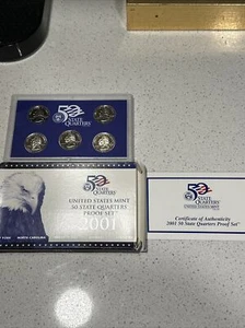 2001 United States Mint 50 State Quarters Proof Set™ - Picture 1 of 1