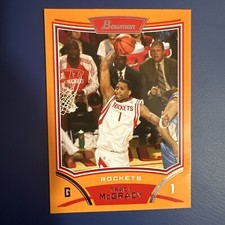 TRACY McGRADY 2008-09 Bowman Draft Picks & Stars Orange #1 NBA Legend #267/299