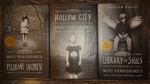 Ransom Riggs Miss Peregrine's Peculiar Children Books 1, 2 and 3 - Picture 1 of 9