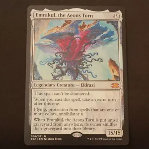 Emrakul, The Aeons Torn Magic The Gathering Double Masters 2022 Mythic 1 casi nuevo - Imagen 1 de 6