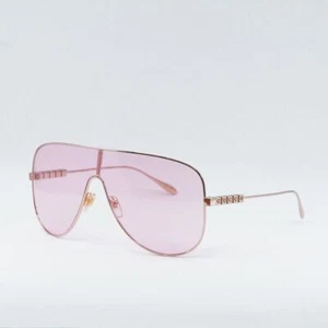 Gucci GG1436S 004 Sonnenbrille glänzend Roségold/Rosa 99-1-135 neu authentisch - Bild 1 von 5