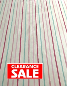 Tessuto per tenda artigianale a righe rosa VENDUTO AL METRO😊 - Foto 1 di 8