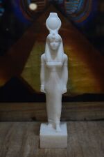 Isis statue white goddess of healing and magic Sculpture Altar statue Alabaster 