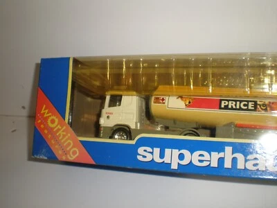Corgi Classics Superhaulers TY86602 Scania Cab & Fuel Tanker Esso Price Watch - Image 1 of 2