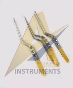 Tijera micro bayoneta Yasargil + pinzas de agarre tumoral 9" - Imagen 1 de 3