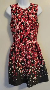 Vestido Calvin Klein Floral Fit & Acampanado Buceo Tejido 2 Pequeño - Imagen 1 de 5