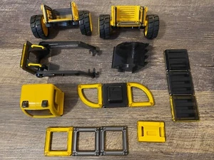 Magnetic Toy Construction Truck Equipment Plastic Parts Lot - Clean - Picture 1 of 11