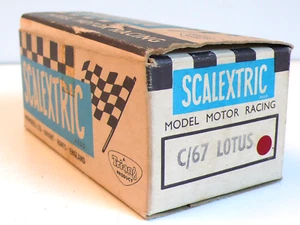 CIRCUIT ÉLECTRIQUE SLOT SCALEXTRIC C/67 LOTUS BOITE D'ORIGINE FONCTIONNE - Imagen 1 de 11
