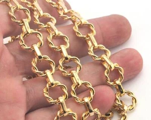 Link Fantasy Chain Gold Plated Alloy ring : 12mm 1365 - Picture 1 of 2