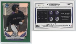 2014 Bowman Draft Top Prospects Chrome Green Refractor /150 Ryan McMahon #CTP-60