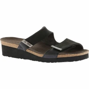 Naot Jacey Black Velvet Women's Comfort Sandal - NEW - Choose Size - Picture 1 of 5