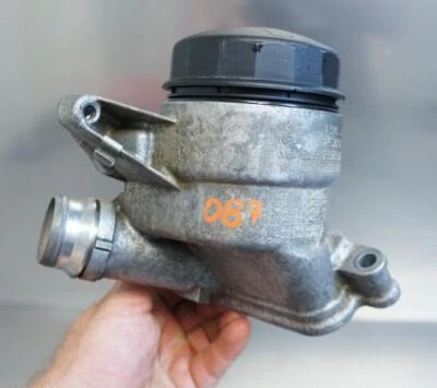 2011-2016 bmw 535i f10 n55 n52 n20 engine oil filter case housing cooler oem - Image 1 of 4