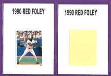 Fred McGriff Blue Jays 1990 Red Foley Best Baseball Book Ever Sticker #60