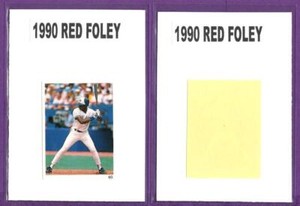 Fred McGriff Blue Jays 1990 Red Foley Best Baseball Book Ever Sticker #60