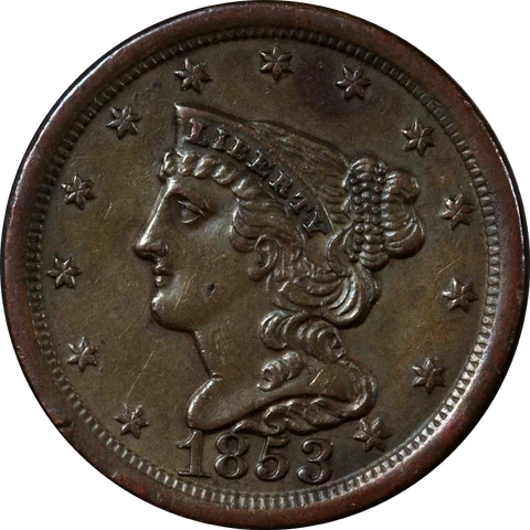 1853 Half Cent Great Deals From The Executive Coin Company Cover