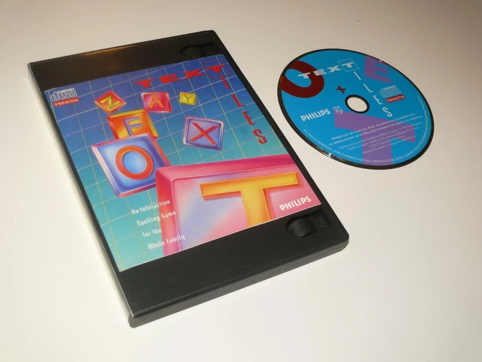 Philips CDi / CD-i ~ Azulejos de texto ~ En estuche de DVD ~ (Ref: RC) Foto 1 de 1