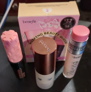 Benefit - Ombra fine settimana regina di bellezza #2 - 3 pz set fondotinta correttore mascara - Foto 1 di 6