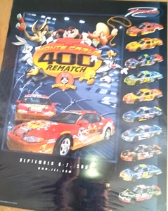 * RIR LOONY TUNES 2002 RACE CAR POSTER 22X17 - Picture 1 of 9