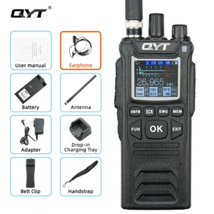 QYT CB-58 4W Walkie Talkie 27MHz Handheld Transceiver AM/FM 40CH + Earpiece - Afbeelding 1 van 11