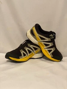 Salmon Kids Speedcross CSWP Trail Running Shoe Size 5 Black/ Wrought Iron/ Lemon - Picture 1 of 10