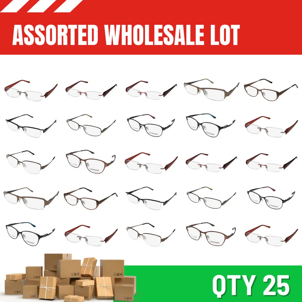WHOLESALE LOT 10 CHARMANT 10927 EYEGLASSES eyeglass frames authentic designer