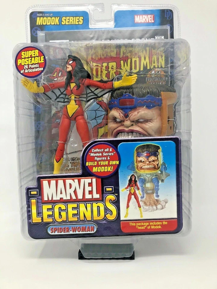 Marvel Legends Spider-woman Action Figure ToyBiz MODOK Series 2006