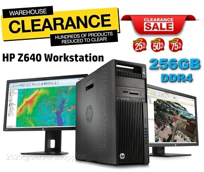 HP Z640 Workstation 2x Xeon E5-2680v3 24CORE Turbo 3.30GHz 256GB DDR4 512GB NVMe - Image 1 of 4