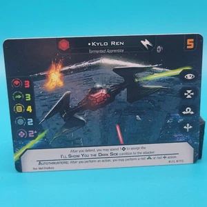Kylo Ren full art card X-Wing Miniatures Game Star Wars 2020 - Picture 1 of 2