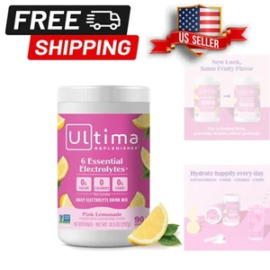 Delicious Pink Lemonade Electrolyte Drink Mix – 90 Servings, Sugar-Free - Picture 1 of 9