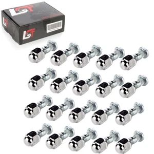 20x KNURLED BOLTS WITH WHEEL NUT - M12x1.25 x 43mm FOR GEO METRO TRACKER *NEW* - Picture 1 of 6