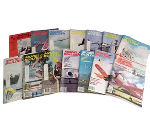 Model Builder Magazine 1979-95 Radio Control Airplane Enthusiast Hobby LOT OF 14 - Imagen 1 de 17