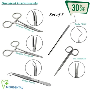 Instrumentos de Odontología Quirúrgico Remoción Kit Veterinario Tejido Sujetar - Bild 1 von 12