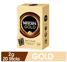 Nescafe Gold Instant Malaysia Coffee (20 sticks x 2g) Rich & Smooth
