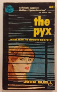Vintage Mystery Paperback THE PYX By JOHN BUELL Crest 1960 Good Condition - Picture 1 of 3